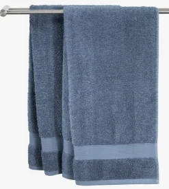 KARLSTAD Badehåndklæder|Gæstehåndklæder|Håndklæde 50x100 støvet blå KRONBORG Støvblå