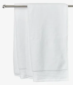 SORUNDA Badehåndklæder|Gæstehåndklæder|Håndklæde 50x100 KRONBORG Hvid