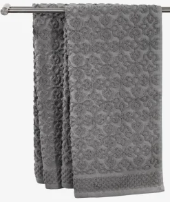 STIDSVIG Badehåndklæder|Gæstehåndklæder|Håndklæde 50x100 KRONBORG Grå
