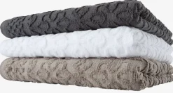 STIDSVIG Badehåndklæder|Gæstehåndklæder|Håndklæde 50x100 KRONBORG Hvid