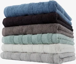 TORSBY Badehåndklæder|Gæstehåndklæder|Håndklæde 50x90 Grå