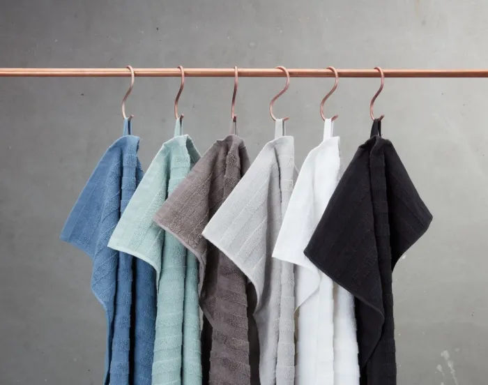 TORSBY Badehåndklæder|Gæstehåndklæder|Håndklæde 50x90 Sort