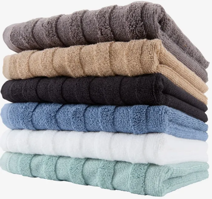 TORSBY Badehåndklæder|Gæstehåndklæder|Håndklæde 50x90 Sort