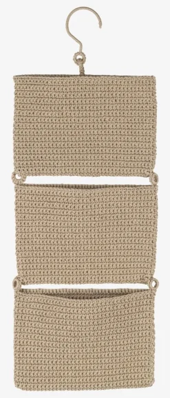 STOBY Badeværelsesopbevaring|Bruseopbevaring|Hængeopbevaring B29×H78 beige