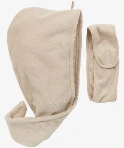 SYA Badeværelsesopbevaring|Diverse|Hårturban genanvendt polyester 2 stk. beige