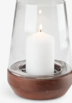 DARIUS Lanterner|Hurricane Ø15xH21cm klar/brun