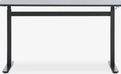 LUNDTOFT Hæve Sænkeborde|Hæve sænkebord m/gaslift 70x130 Sort