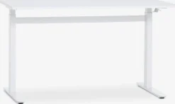 LUNDTOFT Hæve Sænkeborde|Hæve sænkebord m/gaslift 70x130 Hvid
