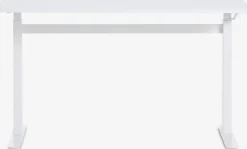 LUNDTOFT Hæve Sænkeborde|Hæve sænkebord m/gaslift 70x130 Hvid