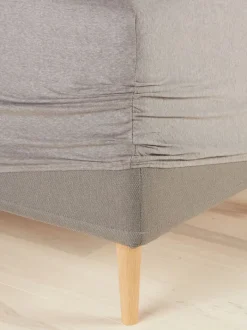 JENNY Lagner|Jersey faconlagen 90x200x35 melange Grå