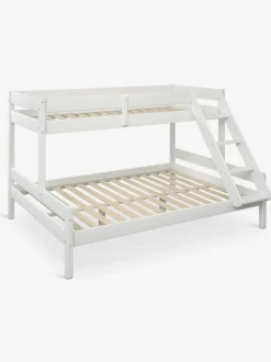 VESTERVIG Børnesenge|Køjeseng 90/150x200 inkl. stige hvid