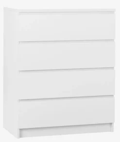 LIMFJORDEN Kommoder|Kommoder|Kommode 4 skuffer Hvid