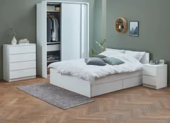 LIMFJORDEN Kommoder|Kommoder|Kommode 4 skuffer Hvid