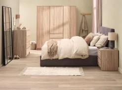 LIMFJORDEN Kommoder|Kommoder|Kommode 4 skuffer lys efarve Eg