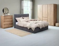 LIMFJORDEN Kommoder|Kommoder|Kommode 4 skuffer lys efarve Eg