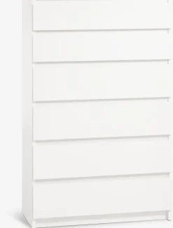 TANGBJERG Kommoder|Kommoder|Kommode 6 skuffer hvid