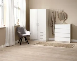 TANGBJERG Kommoder|Kommoder|Kommode 4 skuffer hvid