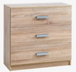 TAPDRUP Kommoder|Kommoder|Kommode 3 skuffer Eg