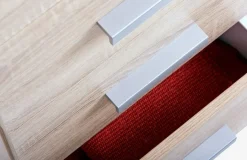 TAPDRUP Kommoder|Kommoder|Kommode 5 skuffer smal Eg