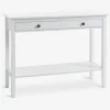 NORDBY Konsolborde|Konsolborde|Konsolbord 40x110 2 skuffer 1 hylde hvid