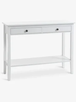 NORDBY Konsolborde|Konsolborde|Konsolbord 40x110 2 skuffer 1 hylde hvid