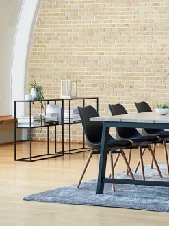 VIRUM Konsolborde|Konsolborde|Konsolbord 26x80 m/hylde Sort