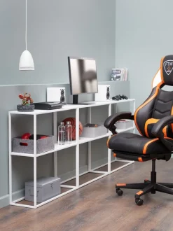 VIRUM Konsolborde|Konsolborde|Konsolbord 26x80 m/hylde Hvid