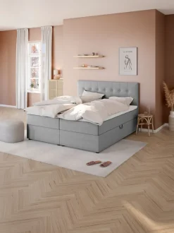 GOLD C50 STORAGE Andre Størrelser|180 X 200 Cm|Kontinentalseng 180x200 GOLD C50 m/opbevaring Grå-23