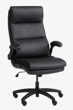 KASTBJERG Kontorstole|Kontorstol sort kunstlæder