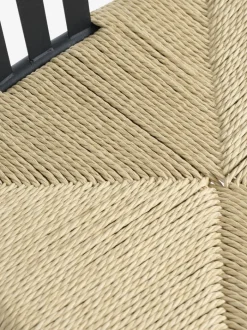 KRONDAL + JYDERUP Spisebordssæt|KRONDAL L180 bord marmor + 4 JYDERUP sort/natur