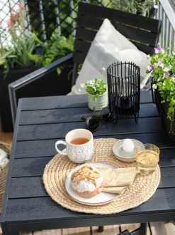 ALF Service|Krus stentøj 40cl Ø9xH9cm blå