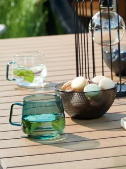 ANDERS Service|Krus glas 40cl Ø13xH18cm assorteret