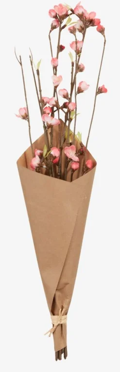 HANS Kunstige Blomster|Kunstig buket H55cm pink