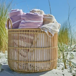 ALVAR Fletkurve Mv.|Kurv Ø35xH35cm natur