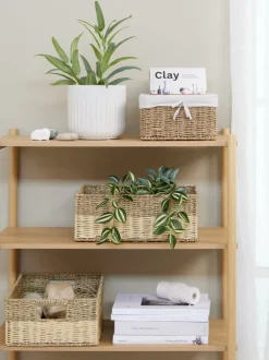 GJERMUND Fletkurve Mv.|Kurv B25xL25xH15cm natur