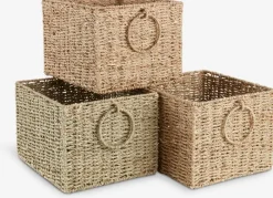 GREG Fletkurve Mv.|Kurv B25xL29xH20cm natur