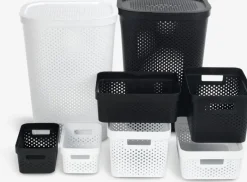 INFINITY Plastkasser|Kurv 4,5L plast Hvid