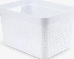 INFINITY Plastkasser|Kurv 17L plast Hvid