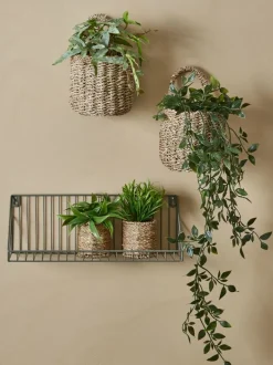 INGVER Dekorativt Tilbehør|Kurv B14xLx14xH13cm t/ophængning natur