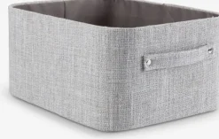 MALTE Fletkurve Mv.|Kurv B32xL27xH16cm grå