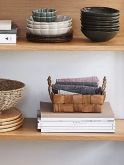 TORKILD Dekorativt Tilbehør|Kurv B20xL20xH7cm træ