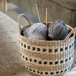 VIGIL Fletkurve Mv.|Kurv Ø32xH27cm søgræs