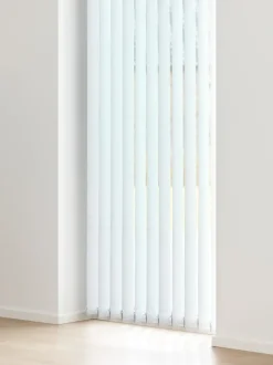 FERAGEN Mørklægningsgardiner|Lamelgardin mørklægning 100x250cm Hvid