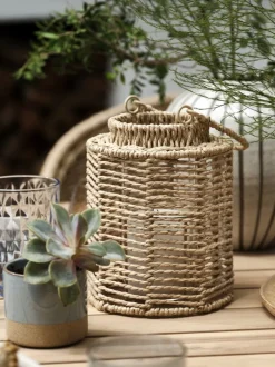 MANDRUP Lanterner|Lanterne Ø15xH20cm natur