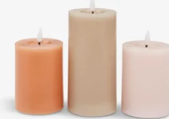 TERKEL Led Lys|LED lys H13/15/18cm 3 stk/sæt