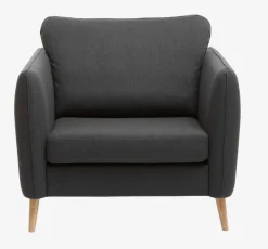 AARHUS Lænestole|Lænestol t stof Mørkegrå