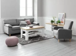 GEDVED Lænestole|Lænestol gråt stof