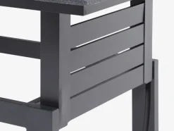 SALTEN Loungesæt|Loungesæt 5-pers. hurtigtørrende sort