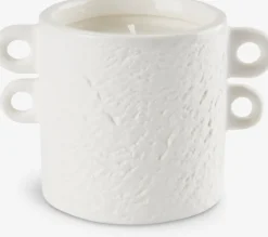 JANSEN Lys Og Servietter|Lys Og Servietter|Lys Ø8xH8cm hvid