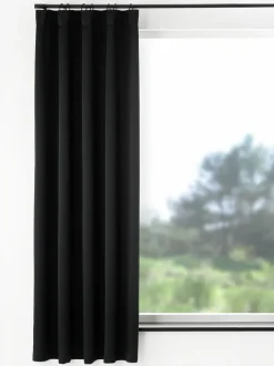 AMUNGEN Mørklægningsgardiner|Lysdæmpende gardin 1x140x175 Sort